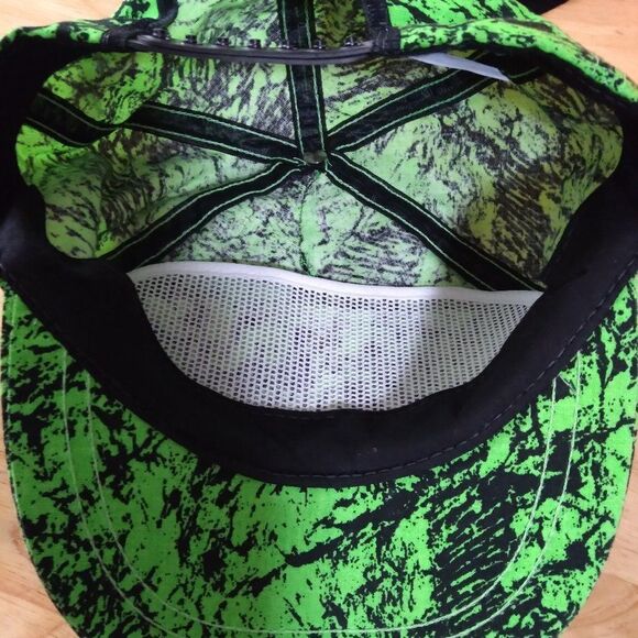 Vintage 90s Borden Abstract Neon Snap Back Hat - Picture 8 of 8